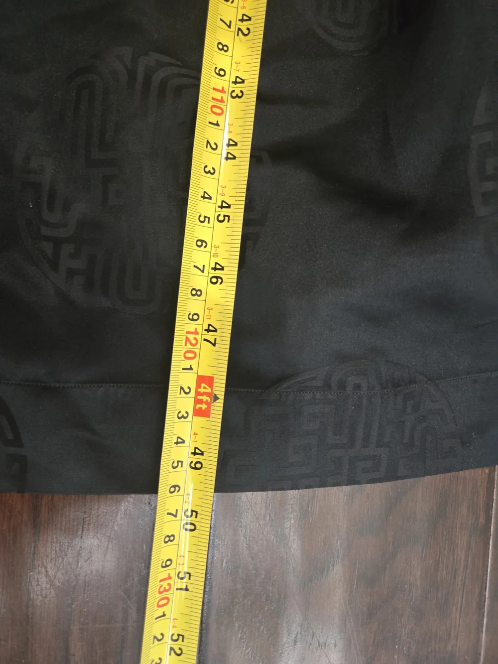 Rare Vintage 1950's Mark Cross Black Silk Jacquard Smoking Robe Hong Kong Luxe L